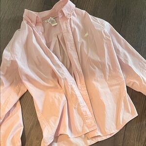 The Beaufort Bonnet pink button down size 7